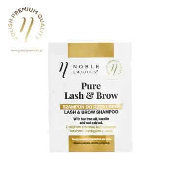 Szampon do rzęs i brwi Pure Lash & Brow od Noble Lashes