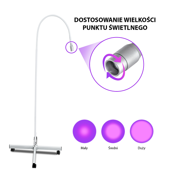 Wymienna głowica do lampy UV – Biała 8_PL