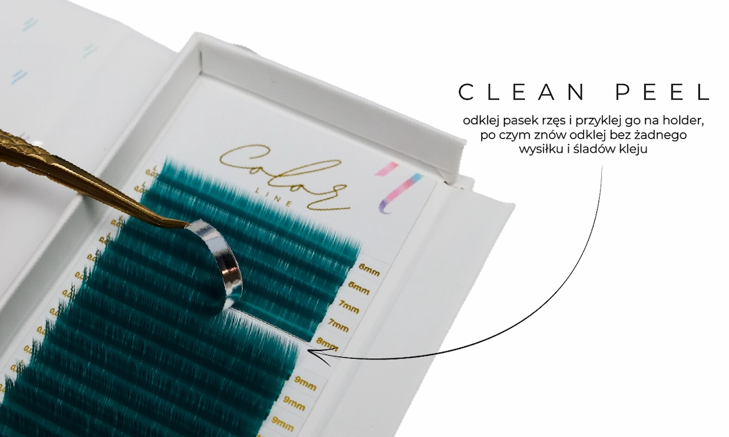 Rzęsy Color Line OCEAN BLUE color_line_ocean_blue_clean_peel_PL