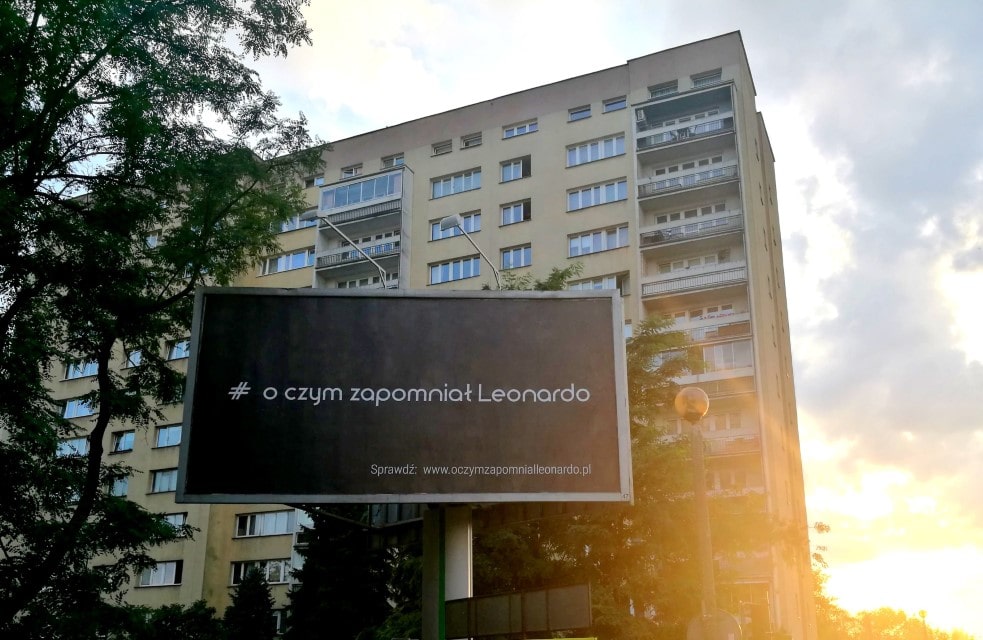 Banner o czym zapomniał Leonardo Akcja Noble Lashes
