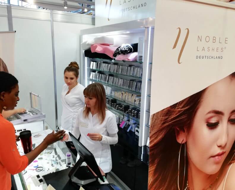 Noble Lashes Deutschland Targi Beauty Forum Monachium