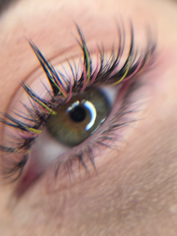 Stylizacja Aleksandra Andrzejewska Anime Lashes kolor, Aleksandra ANdrezjewska