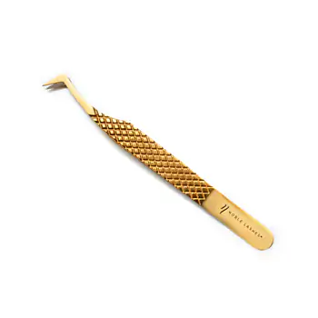 Pęseta do rzęs Noble Gold PRO 1
