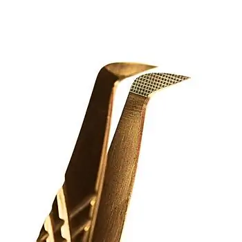 Pęseta do rzęs Noble Gold PRO 2