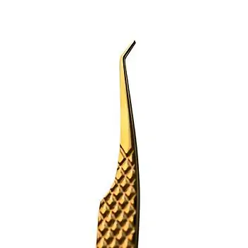 Pęseta do rzęs Noble Gold PRO 3
