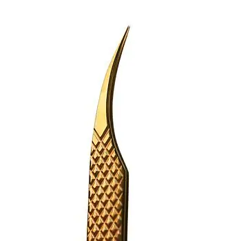Pęseta do rzęs Noble Gold PRO 5