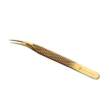 Pęseta do rzęs Noble Gold PRO 5