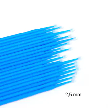 Aplikatory bezwłókienkowe - Mikroszczoteczki 100 szt. 