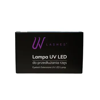 Lampa UV do przedłużania rzęs - Biała
