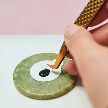 Powłoka okrągła ochronna na klej do przedłużania rzęs