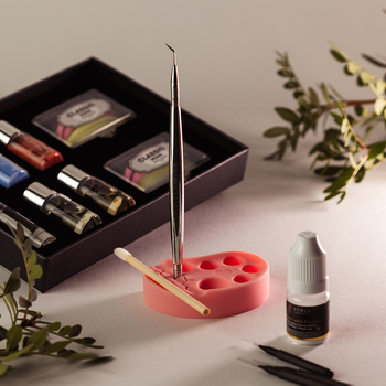 Multifunkcyjna paletka silikonowa SERCE do laminacji brwi i liftingu rzęs