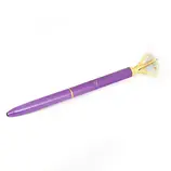 Długopis z ozdobną końcówką z kryształem 3