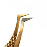 Pęseta do rzęs Noble Gold PRO 1 2