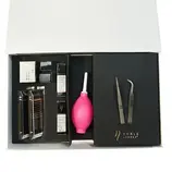 Zestaw startowy do przedłużania rzęs 1:1 + kuferek Różowy 3