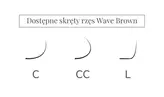 Rzęsy brązowe Wave Brown - DEEP BROWN 5