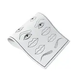 Skóra do ćwiczeń na brwiach, oczach i ustach 2