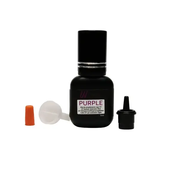 Klej do przedłużania rzęs metodą UV – fioletowy 5ml