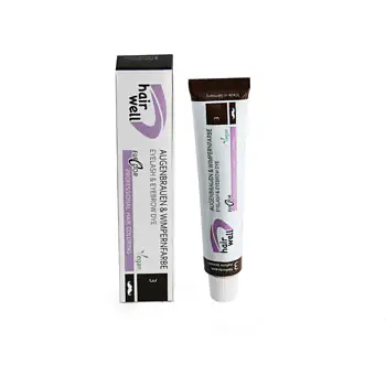 Henna do brwi i rzęs HairWell Naturalny brąz