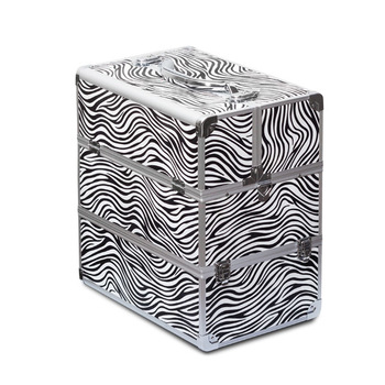 Kuferek kosmetyczny Zebra