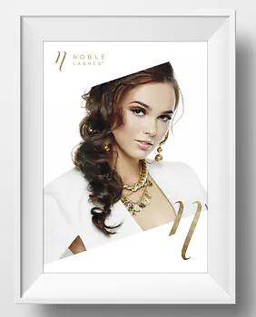 Plakat Noble Lashes Elegant