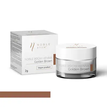 Henna pudrowa do brwi Noble Brow - Golden Brown