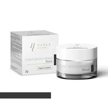 Henna pudrowa do brwi Noble Brow - Black