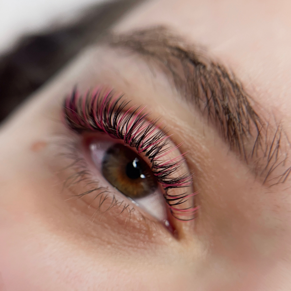 Stylizacja rzesami Wave Color Line Pink 