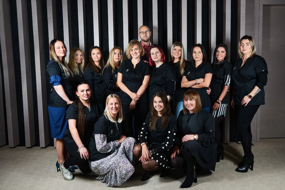 Instruktorki Noble Lashes podczas spotkania branżowego 