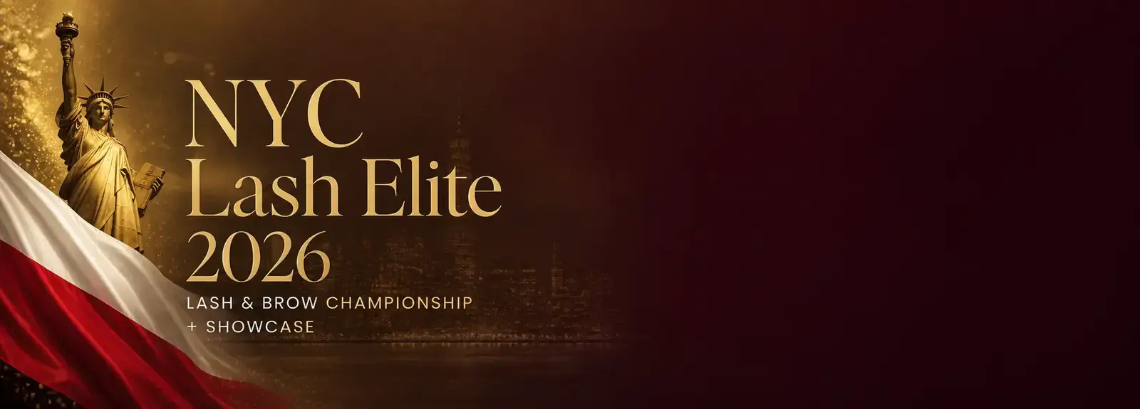 Aleksandra Andrzejewska na NYC Lash Elite 2026 w Nowym Jorku