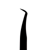 Pęseta czarna Slim Swan