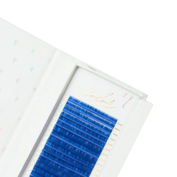 Rzęsy Color Line BLUE