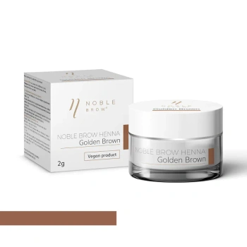 Henna pudrowa do brwi Noble Brow - Golden Brown