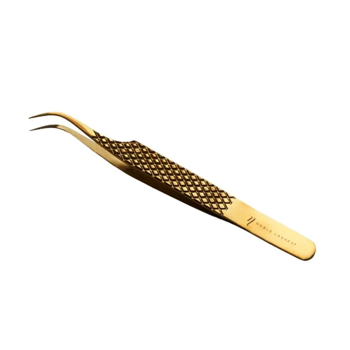 Pęseta do rzęs Noble Gold PRO 4