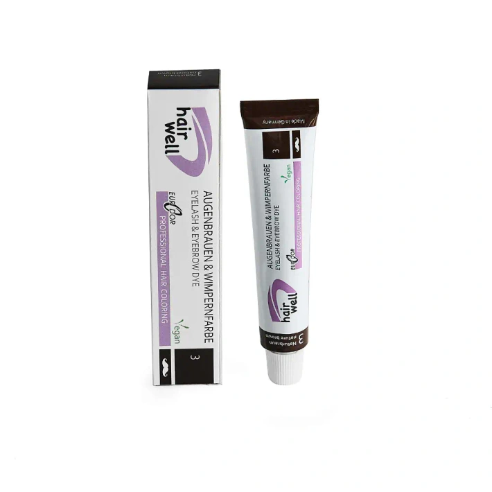 Henna do brwi i rzęs HairWell Naturalny brąz