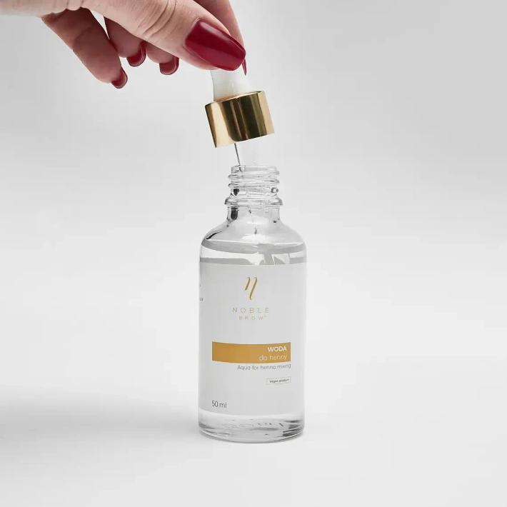 Noble Brow Zestaw do henny pudrowej - Peeling, Korektor + Woda do henny GRATIS