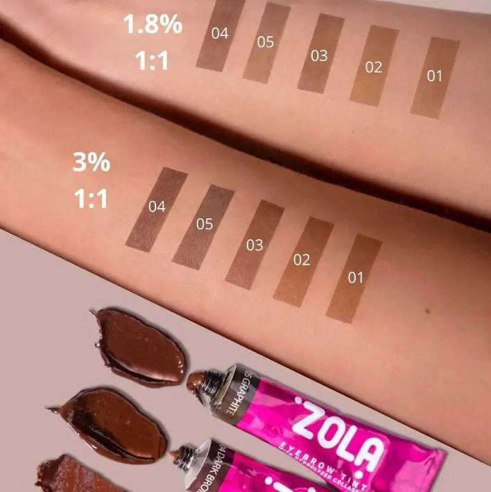 Farbka do brwi ZOLA - 01 LIGHT BROWN