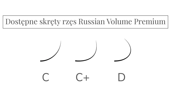 Rzęsy Russian Volume Premium