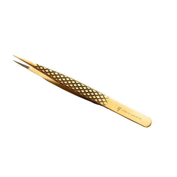 Pęseta do rzęs Noble Gold PRO 6