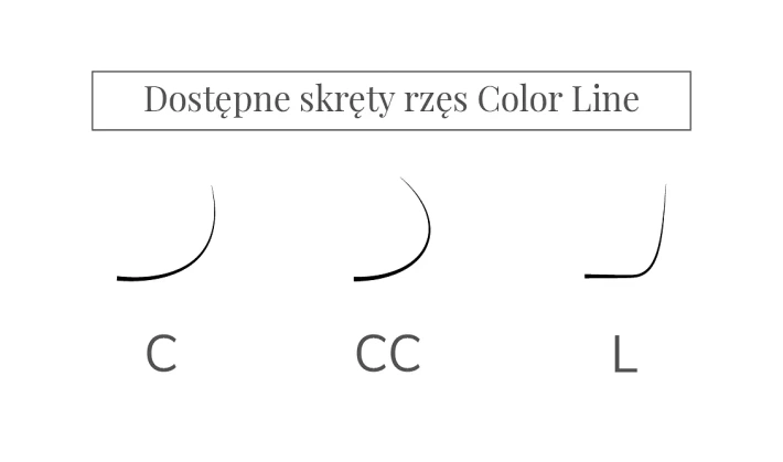 Rzęsy Color Line VIOLET