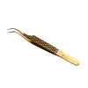 Pęseta do rzęs Noble Gold PRO 4