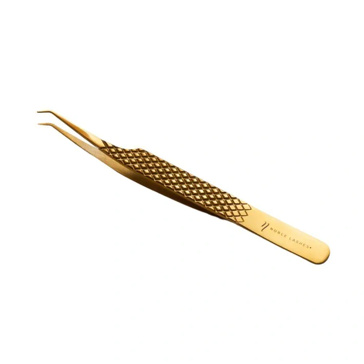 Pęseta do rzęs Noble Gold PRO 3