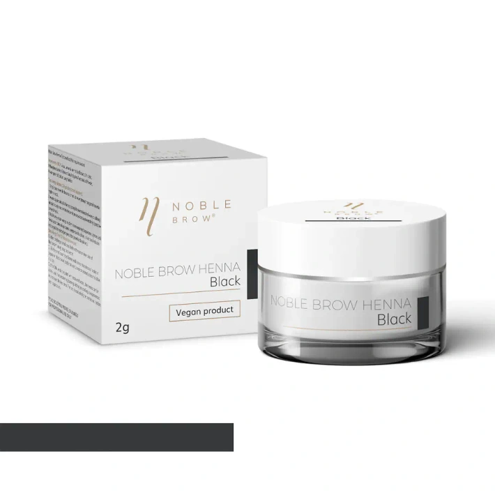 Henna pudrowa do brwi Noble Brow - Black