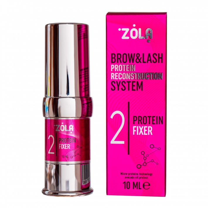 Zestaw do laminacji brwi i rzęs LAMINATION PROTEIN Pink ZOLA