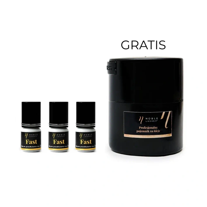 3× Klej FAST + pojemnik próżniowy GRATIS
