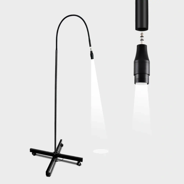 Wymienna głowica do lampy LED - Czarna
