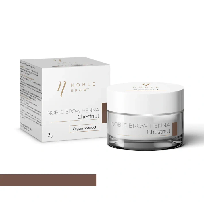 Henna pudrowa do brwi Noble Brow - Chestnut