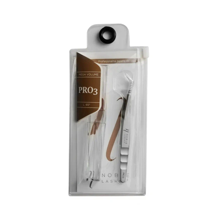 Pęseta do rzęs Noble Volume PRO 3 - L, 65°