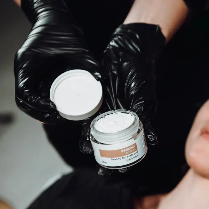 Noble Brow Zestaw do henny pudrowej - Peeling, Korektor + Woda do henny GRATIS