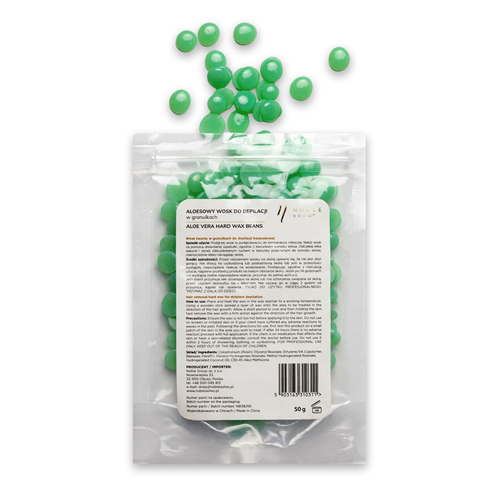 Wosk twardy do depilacji - Aloesowy 50 g