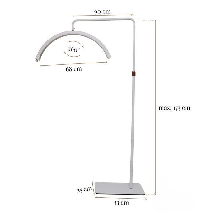 Zestaw lamp. Lampa Moon Lash + Lampa UV Lashes. Białe
